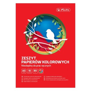 Papier kolorowy A5 10 kartek HERLITZ 9583691