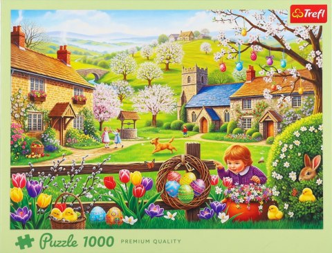Puzzle 1000el Poszukiwanie wielkanocnych jajek Wielkanoc TREFL 10977 TR