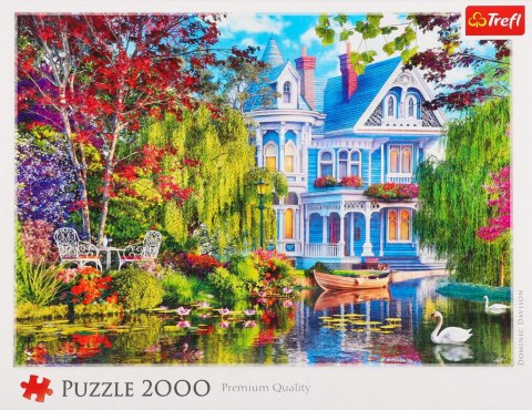 Puzzle 2000el Dom nad jeziorem TREFL 27129 TR