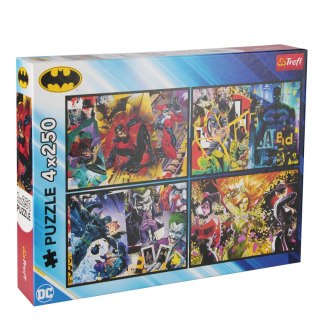 Puzzle 4x250 Batman w akcji TREFL 13310 TR