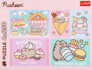 Puzzle 4x250el Poznajcie Pusheeena TREFL 13371 TR