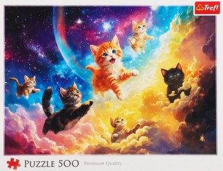 Puzzle 500el Kosmiczne kotki TREFL 37557 TR