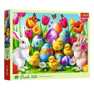 Puzzle 500el Wielkanocna łąka Wielkanoc TREFL 37559 TR