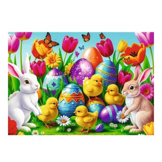 Puzzle 500el Wielkanocna łąka Wielkanoc TREFL 37559 TR