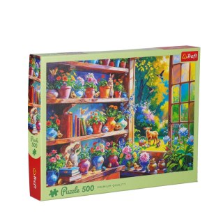 Puzzle 500el Wiosenny poranek w oranżerii Wielkanoc TREFL 37558 TR