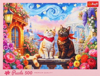 Puzzle 500el Zakochane mruczki TREFL 37553 TR
