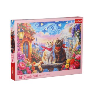 Puzzle 500el Zakochane mruczki TREFL 37553 TR