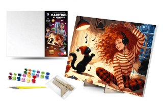 Zestaw kreatywny Malowanie po numerach Happy Music MAKSIK QB2661