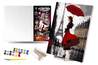 Zestaw kreatywny Malowanie po numerach Parisian MAKSIK QB2456