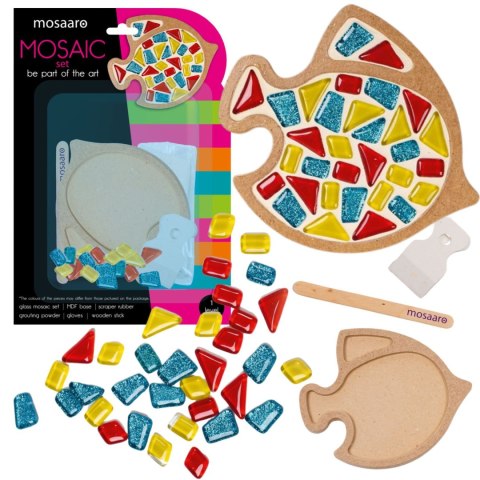 Zestaw kreatywny Mozaika szklana Ryba level1 MAKSIK ROT2191