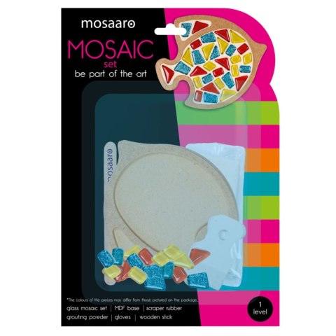 Zestaw kreatywny Mozaika szklana Ryba level1 MAKSIK ROT2191