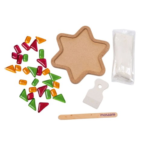 Zestaw kreatywny Mozaika szklana gwiazda level1 MAKSIK ROT2207