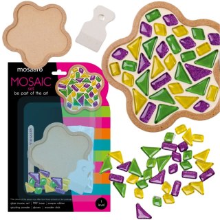 Zestaw kreatywny Mozaika szklany kwiatek level1 MAKSIK ROT2214