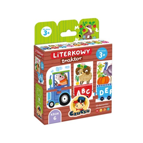 CzuCzu Literkowy traktor dla dzieci 3
