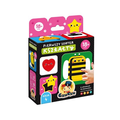 CzuCzu Pierwszy sorter Kształty dla dzieci 18 mies.
