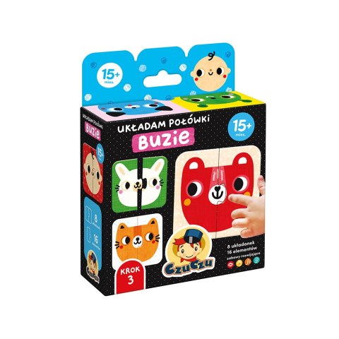 CzuCzu Układam połówki Buzie dla dzieci 15 mies.