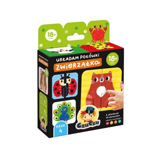 CzuCzu Układam połówki Zwierzątka dla dzieci 18 mies.
