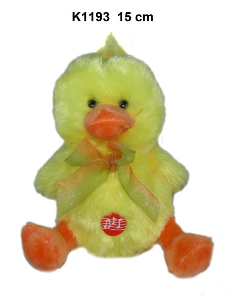 Pluszak Kaczka 15cm z głosem Wielkanoc SUN-DAY K1193
