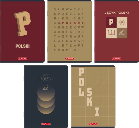ZESZYT HERLITZ MIX A5/60K LINIA JĘZYK POLSKI