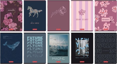 ZESZYT HERLITZ MIX A5/60K LINIA Z MARGINESEM