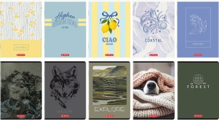 ZESZYT HERLITZ MIX A5/80K KRATKA Z MARGINESEM