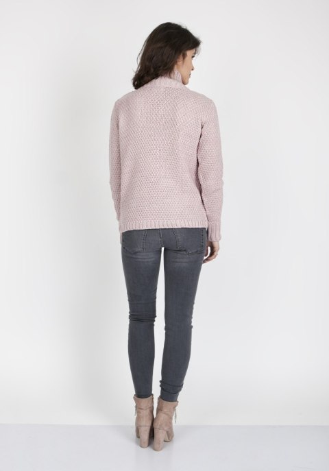 Sweter Estelle SWE 121 Pudrowy róż Sweter Estelle SWE 121 Pudrowy róż