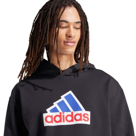 Bluza męska adidas FI BOS HD OLY czarna IS3233