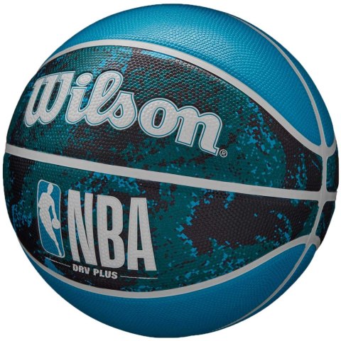 Piłka koszykowa Wilson NBA DRV Plus Vibe czarno-niebieska WZ3012602XB7 Piłka koszykowa Wilson NBA DRV Plus Vibe czarno-niebieska WZ3012602XB7