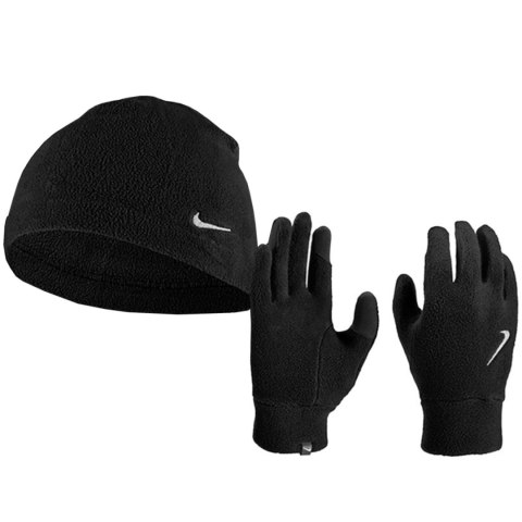 Rękawiczki męskie i czapka Nike Dri-Fit Fleece czarne N1002578082 Rękawiczki męskie i czapka Nike Dri-Fit Fleece czarne N1002578082