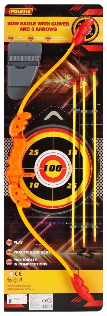 Łuk Orzeł 3szt strzały POLESIE 66774 WADP