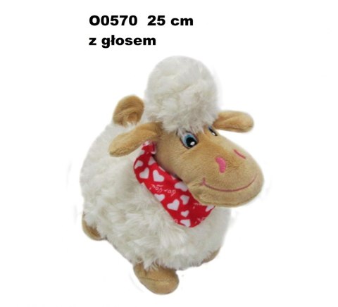 Pluszak Owca z głosem 25cm Wielkanoc SUN-DAY O0570-24