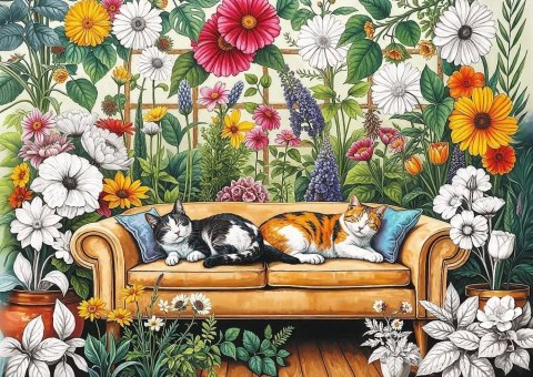 Puzzle 500el Creative Kocia oranżeria TREFL 37562 TR