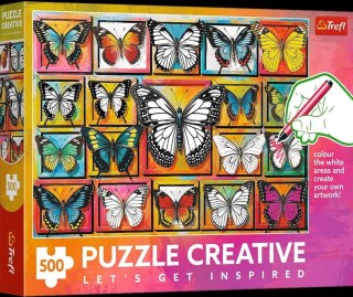 Puzzle 500el Creative Kolekcja motyli TREFL 37561 TR