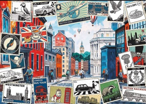 Puzzle 500el Creative Pozdrowienia z Londynu TREFL 37563 TR
