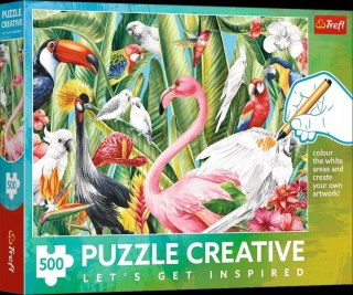 Puzzle 500el Creative Rajskie ptaki TREFL 37564 TR