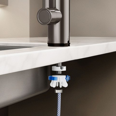 TEESA PRZEPŁYWOWY PODGRZEWACZ WODY TSA4109 BATERIA KUCHENNA METALOWA