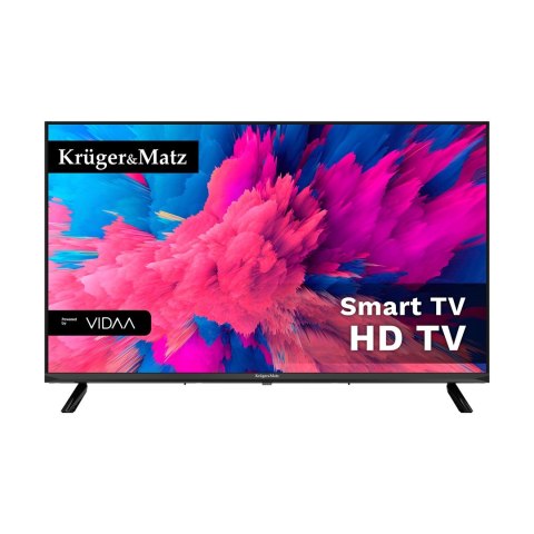 KRUGER&MATZ TELEWIZOR LED 32" HD VIDAA, DVB-T2/S2/T/C H.265 HEVC KM0232-V3