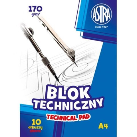 Blok teczniczny A4 170 g ASTRA 106119004