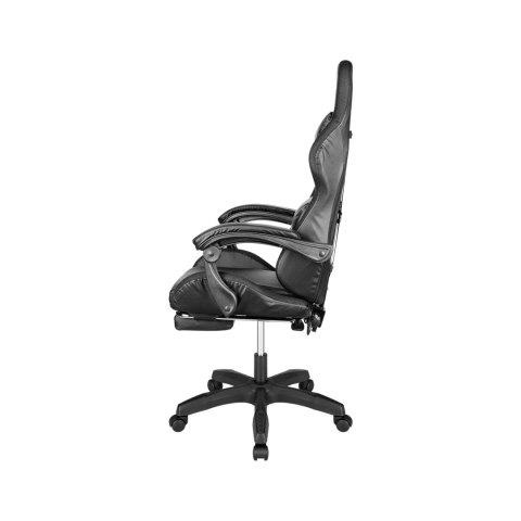 Fotel gamingowy Kruger&Matz GX-150 Czarny LED 7-punktowy masaż