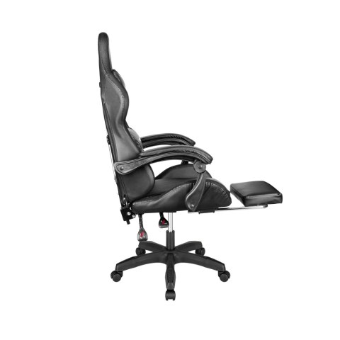 Fotel gamingowy Kruger&Matz GX-150 Czarny LED 7-punktowy masaż