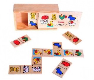 Gra Domino drewniane Farma FOL SMILY PLAY SPW83591
