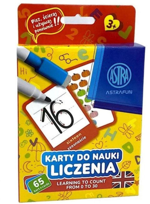 Karty edukacyjne ścieralne pisak mix4 ASTRA 338025905