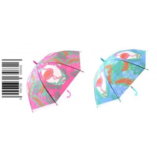Parasol automatyczny 48 cm Flamingi D43696