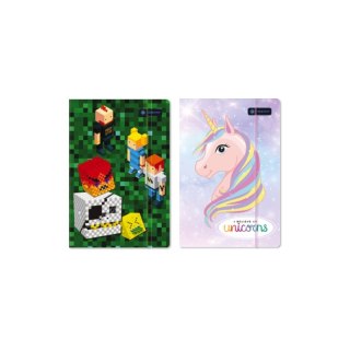 Teczka z gumką papierowa A4 Pixel&Unicorn ASTRA 108022008