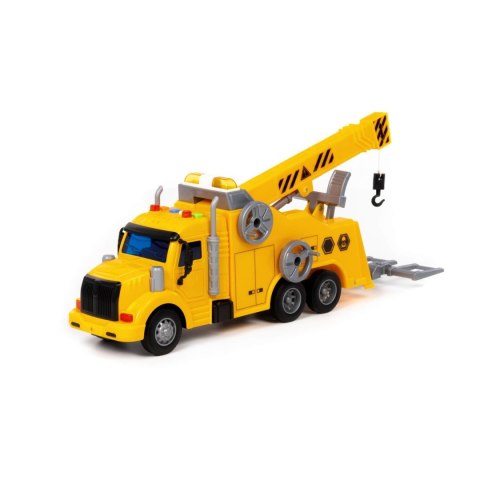 Auto ciężarowe Ewakuator z dźwiękiem żółty POLESIE 59011 WADP