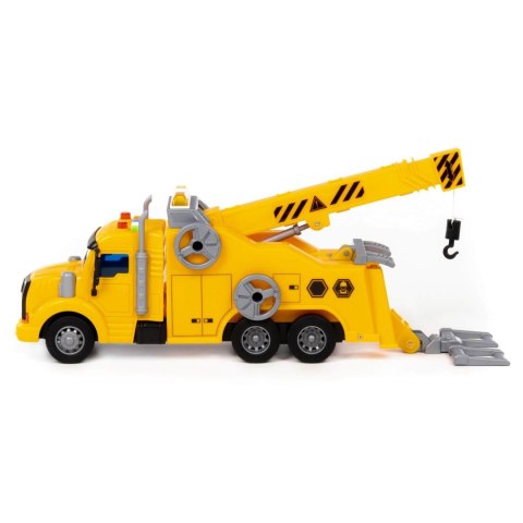 Auto ciężarowe Ewakuator z dźwiękiem żółty POLESIE 59011 WADP