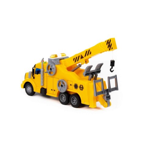 Auto ciężarowe Ewakuator z dźwiękiem żółty POLESIE 59011 WADP