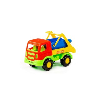 Auto ciężarowe Komunalne Tioma czerwone POLESIE 61137 WADP