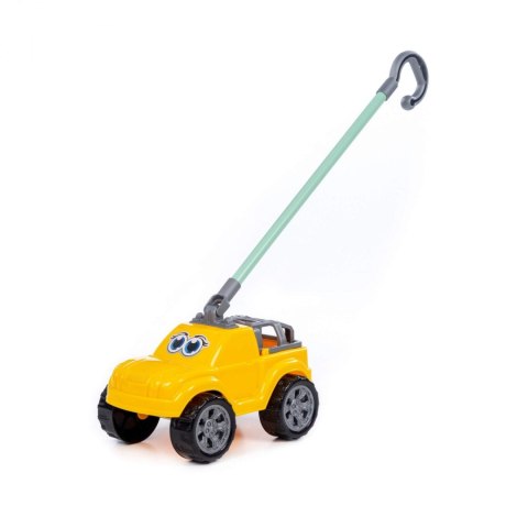 Auto do pchania Terenowe 60 cm Bobi z rączką żółte POLESIE 75007 WADP