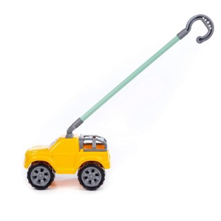 Auto do pchania Terenowe 60 cm Bobi z rączką żółte POLESIE 75007 WADP